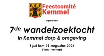 7de wandelzoektocht in Kemmel dorp en omgeving