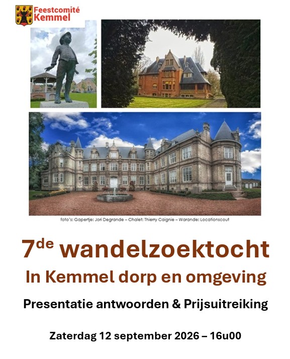 Zoektocht 2026 - Antwoorden & Prijsuitreiking