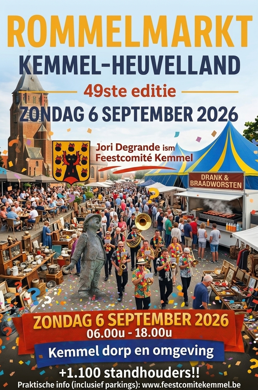 Rommelmarkt 2026 praktische info