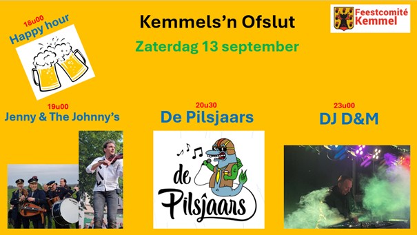 Kemmelsn Ofslut Avondprogramma