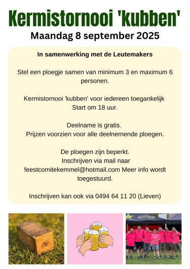 Kermistornooi Kubben