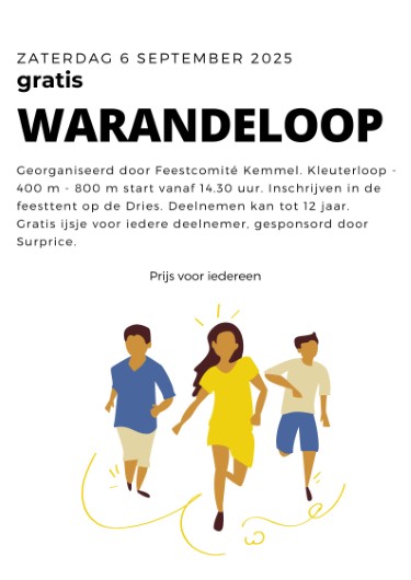 Warandeloop voor kleuters en kinderen
