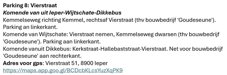 Rommelmarkt parking 8
